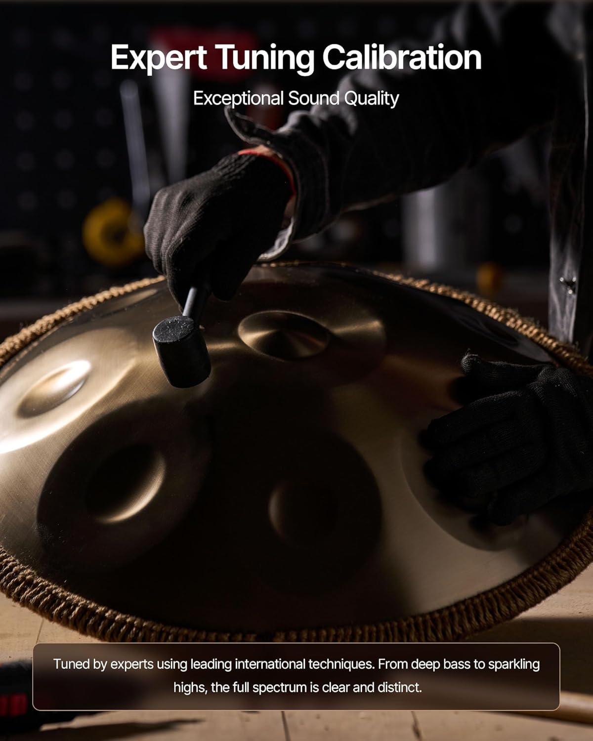 Celestial Resonance Handpan Drum - 22” 9 Note 432Hz D Minor