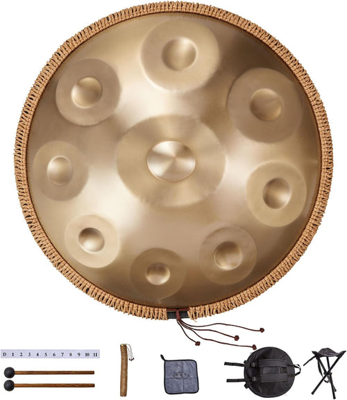 Celestial Resonance Handpan Drum - 22” 9 Note 432Hz D Minor