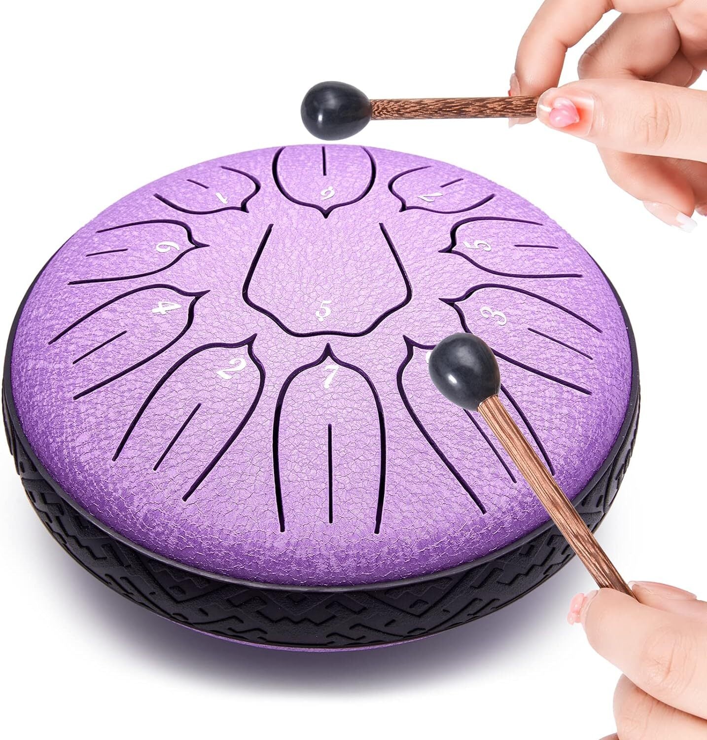   Harmonic Resonance Steel Tongue Drum - 6 & 11 Note