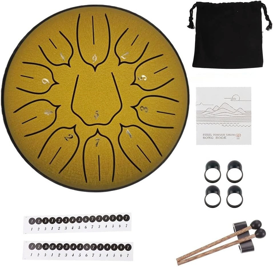   Harmonic Resonance Steel Tongue Drum - 6 & 11 Note