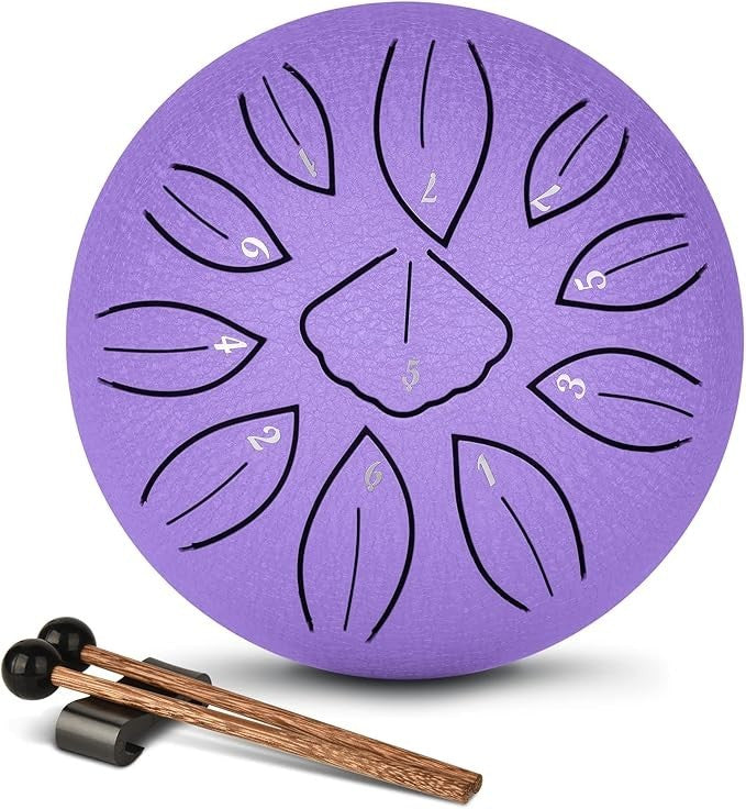   Harmonic Resonance Steel Tongue Drum - 6 & 11 Note